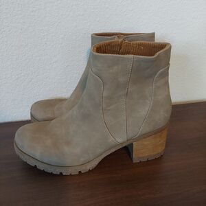Korks By Kork Ease Esmerelda Block‎ Ankle Boots Size 11M